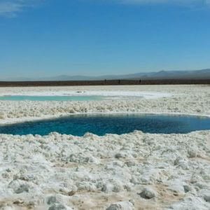 Salt flats in the Atacama Desert, Chile