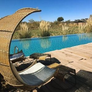 Pool at Awasi lodge, Atacama, Chile