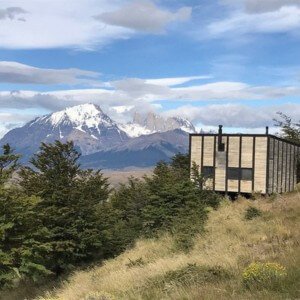 Guest room at Awasi lodge, Patagonia, Chile
