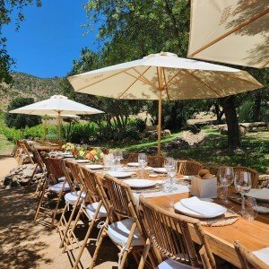 Group lunch at Encierra winery