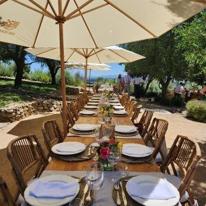 Country style Asado at Encierra winery located in Colchagua Valley, Chile