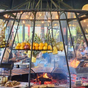 Fuegos de Apalta grill at Montes winery Chile