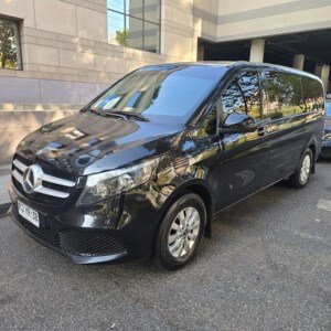 Mercedes vito van parked in Madarin hotel Chile